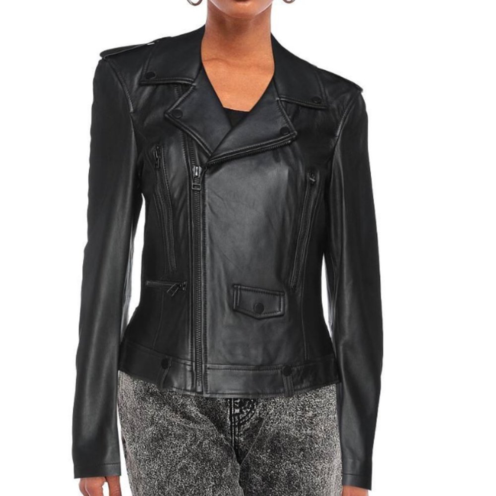 XXL, Black 100% Lambskin NWT Jacket